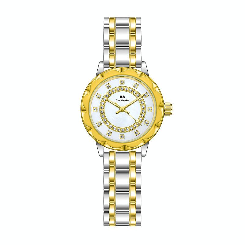 V562-A1033552060DBT-202508271017-00 Elegant Lace Women Watch - Golden - Image 1