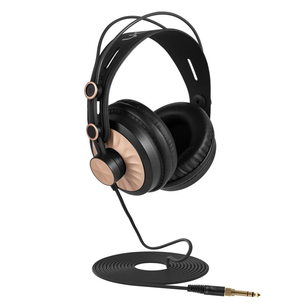V562-A103371200AYS-202508280754-00 Foldable Lightweight Recording Headphones Gold - Image 1