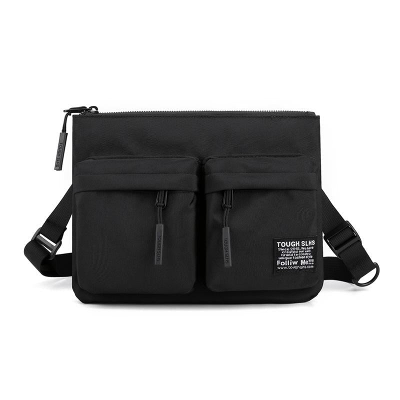 V562-A1039583060DBT-202508290130-00 Leisure Sports Chest Bag Lightweight Shoulder Bag For Men - Black - Image 1