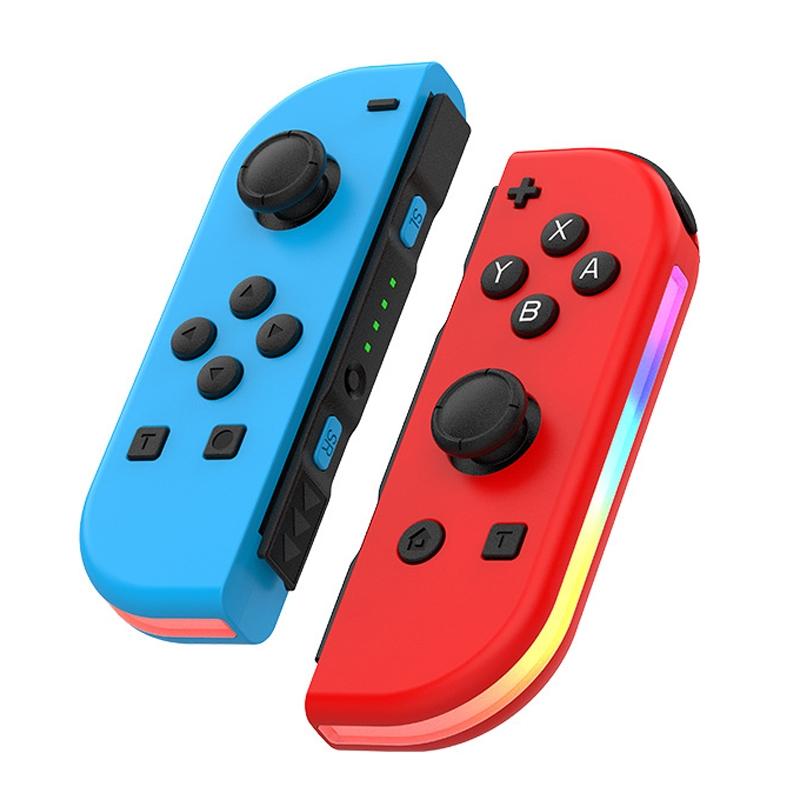 V562-A1044434060DBT-202508280815-00 Nintendo Switch Gamepad with Rgb Lights - Blue Red - Image 1