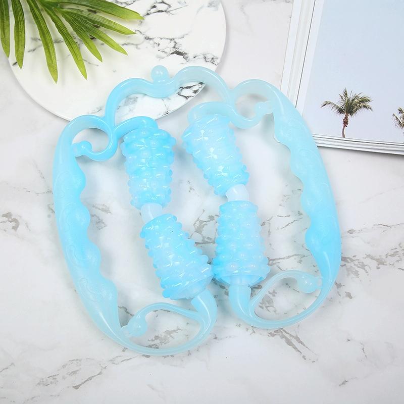 V562-A1046097850DBT-202508292246-00 2-Pack Ring Leg Clamp Massager For Yoga & Fitness - Blue - Image 1
