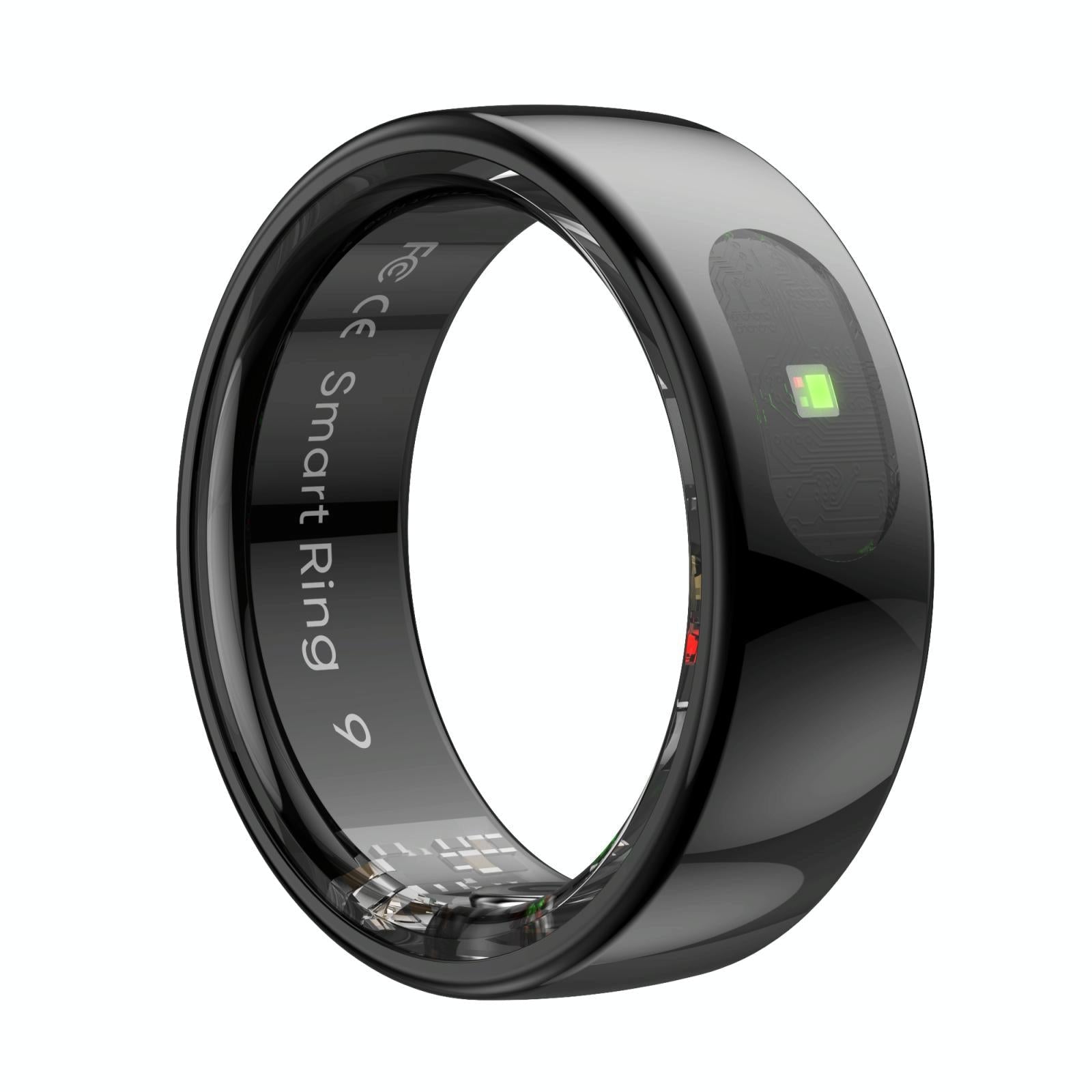 V562-A105197200AYS-202508290925-00 7 Smart Ring Heart Rate Blood Oxygen Sleep Sports - Black - Image 1