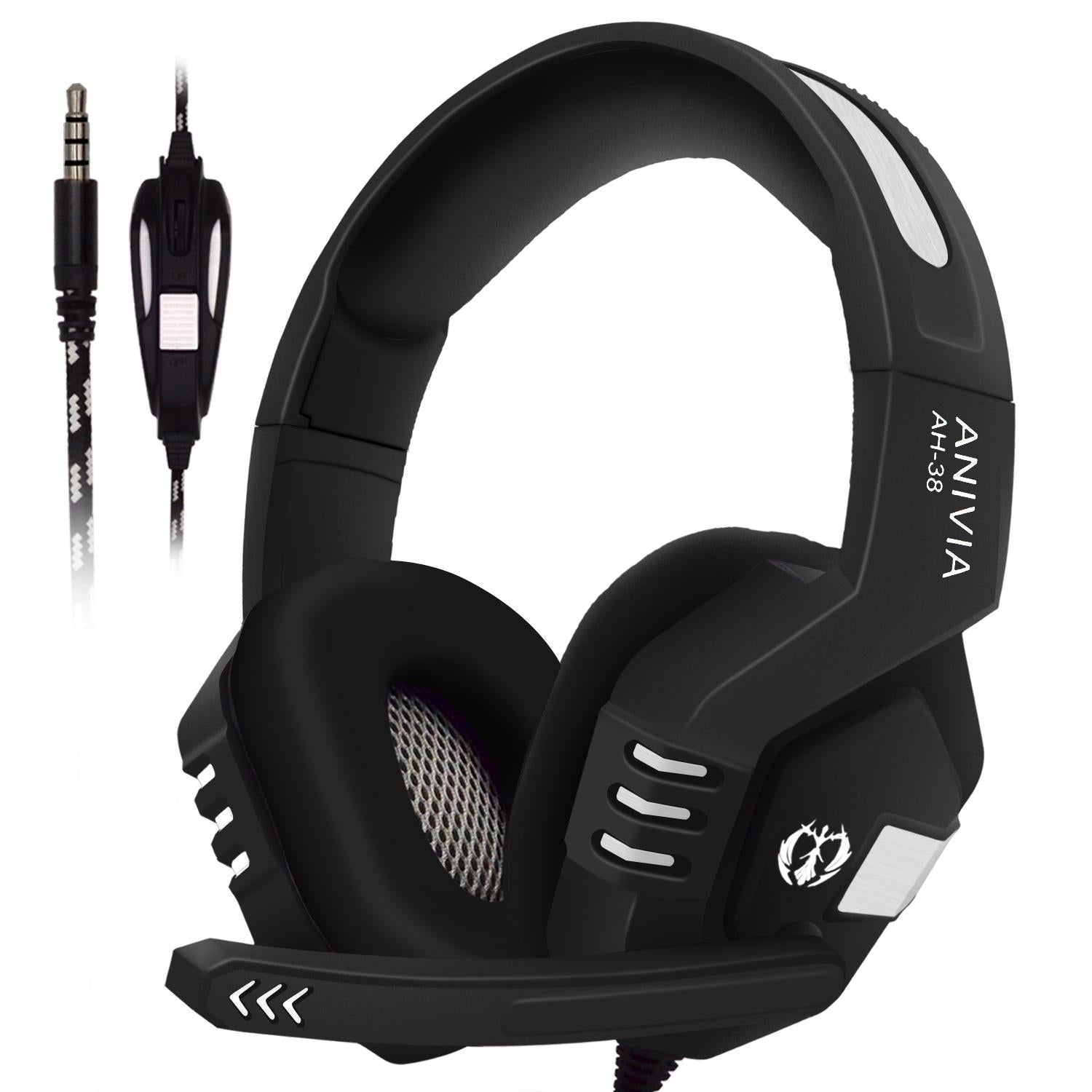 V562-A106307100ADE-202508280822-00 3.5Mm Wired Gaming Headset With Mic Black / Silver - Image 1