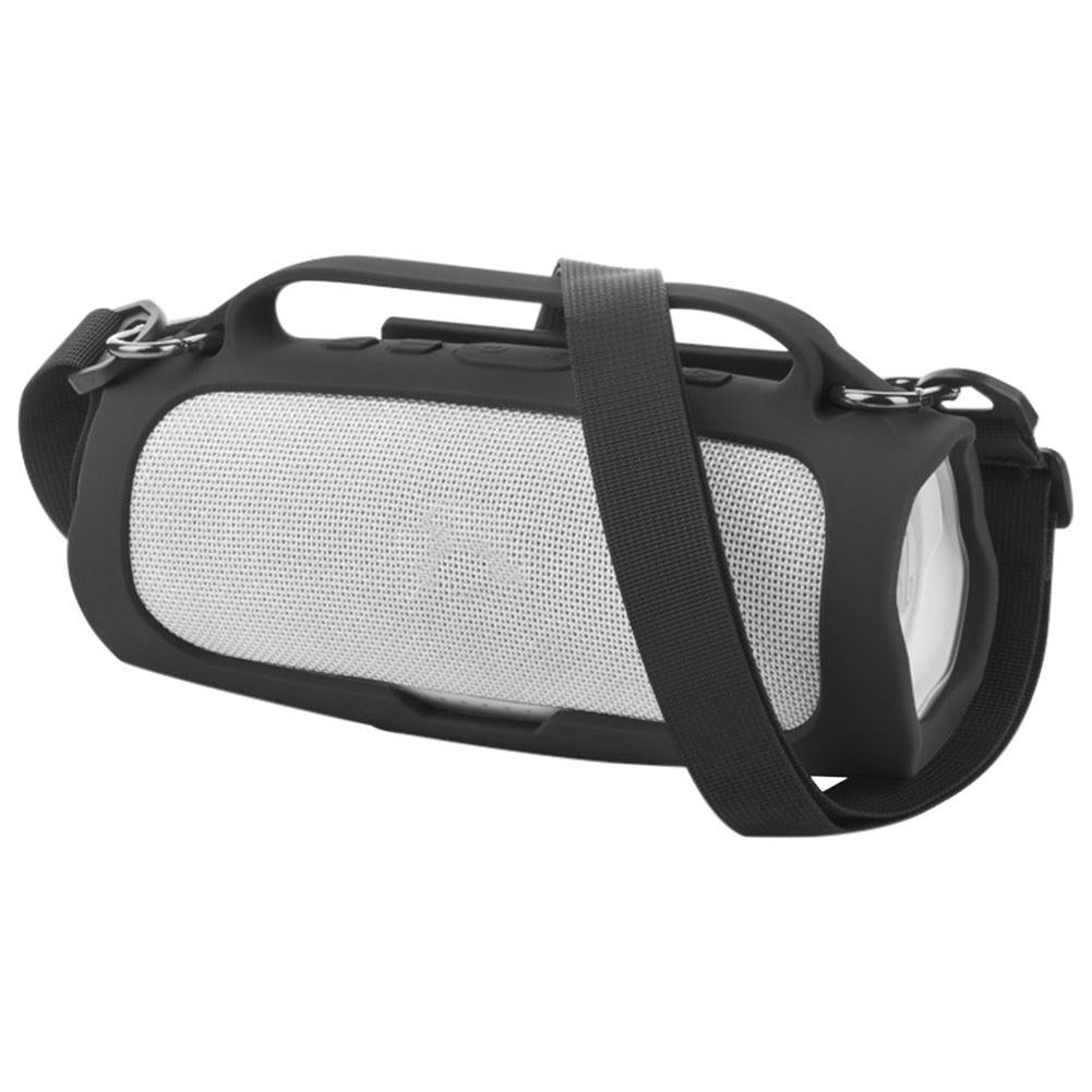 V562-A1064061060DBT-202508281752-00 Shockproof Silicone Cover for Jbl Charge4 Bluetooth Speaker - Black - Image 1