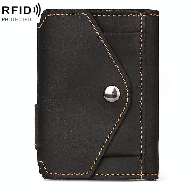 V562-A1071262060DBT-202508281211-00 Secure Rfid Credit Card Holder - Compact Design - Black - Image 1