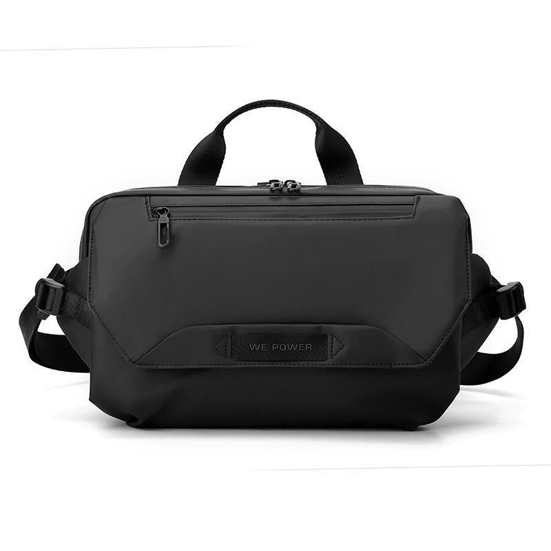 V562-A1074175060DBT-202508290004-00 3 Point Strap Men Cycling Chest Bag Anti Sway Design - Black - Image 1