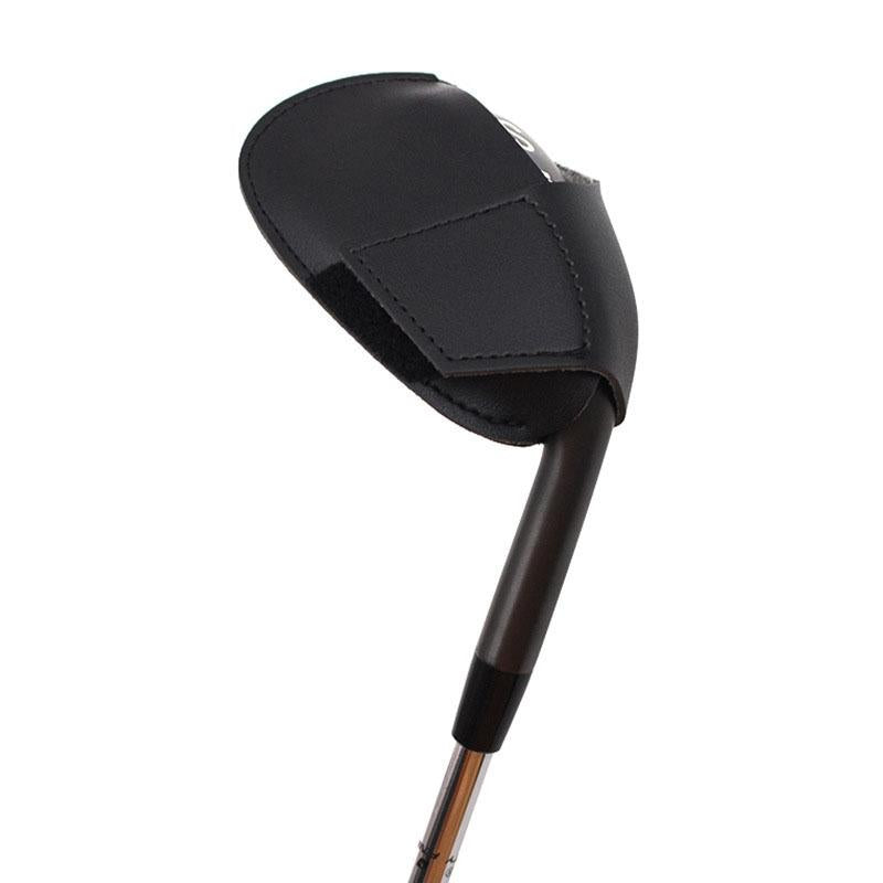 V562-A1079994060DBT-202508290230-00 Leather Golf Club Cover Protective Cap For Clubs - Black - Image 1