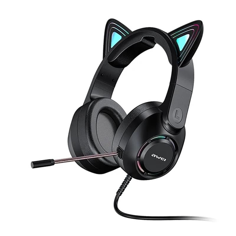 V562-A109668500ADE-202508280025-00 Colourful Light Wired Gaming Headset With Mic 2M Cable Black - Image 1