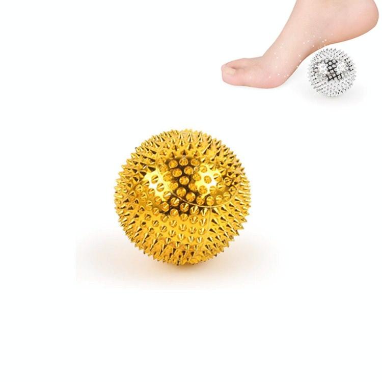 V562-A2080738630DBT-202508292041-00 2-In-1 Magnetic Massage Ball For Muscle Relaxation 4.7Cm - Gold - Image 1