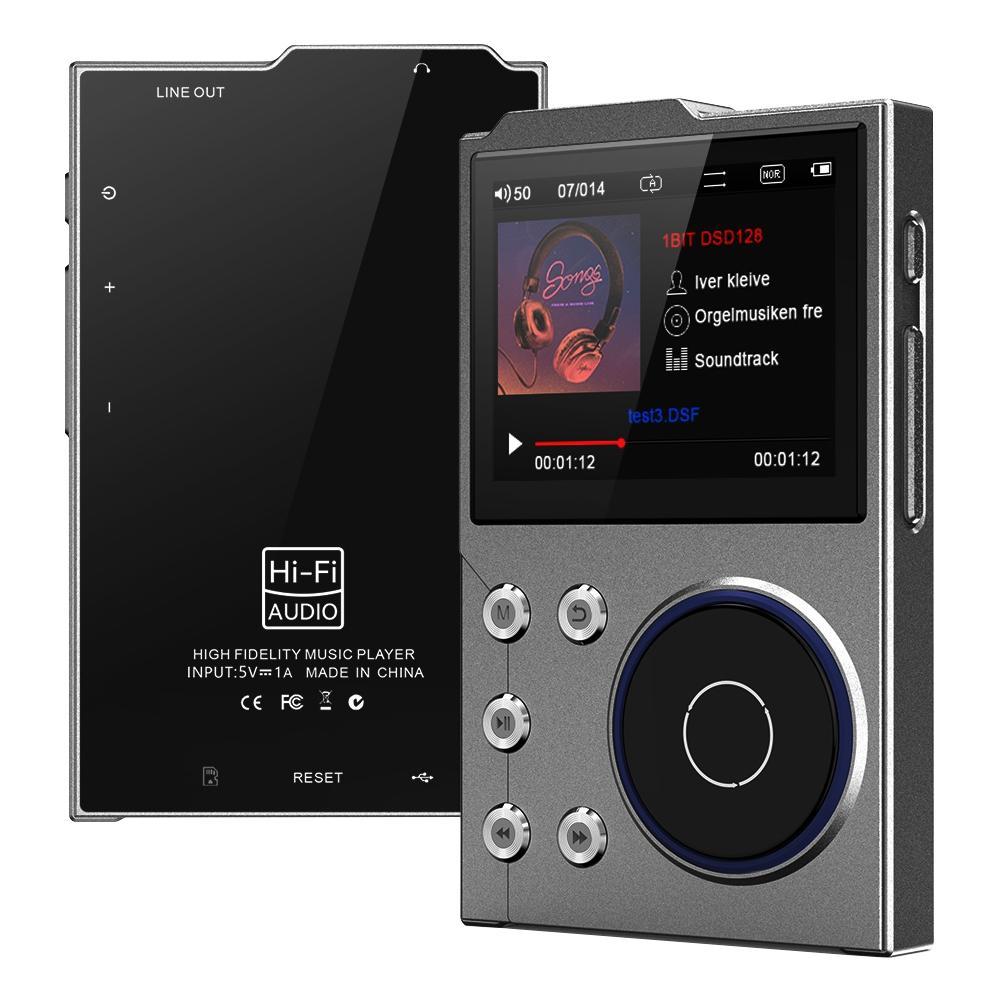 V562-A3026035060DBT-202508291054-00 2.4 Inch Hifi Bluetooth Music Player Dsd256 Mastering Sound Quality 16Gb+16Gb Memory - Gray - 16Gb+16Gb - Image 1