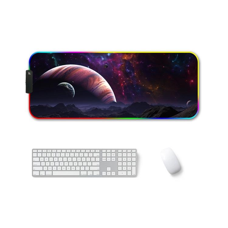 V562-A4018412750DBT-202508291431-00 Rgb Non Slip Mouse Pad With Thermal Transfer - Vast Starry Sky - Image 1