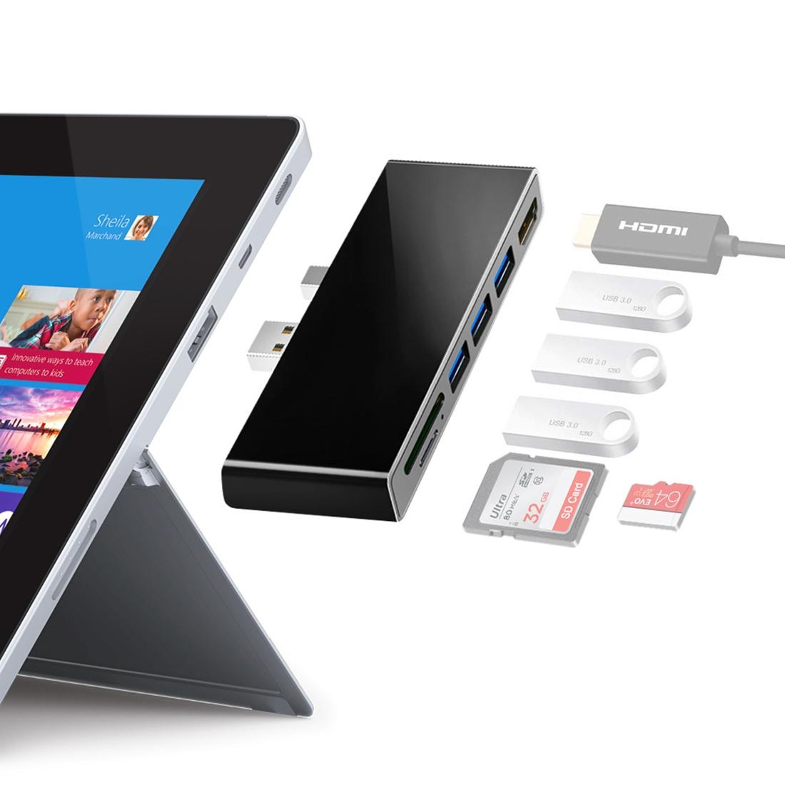 V562-B0066IMDH-202508280827-00 3-Port Usb 3.0 + Hdmi + Sd / Tf Card Reader Hub With 4K Hdmi Adapter - Image 1