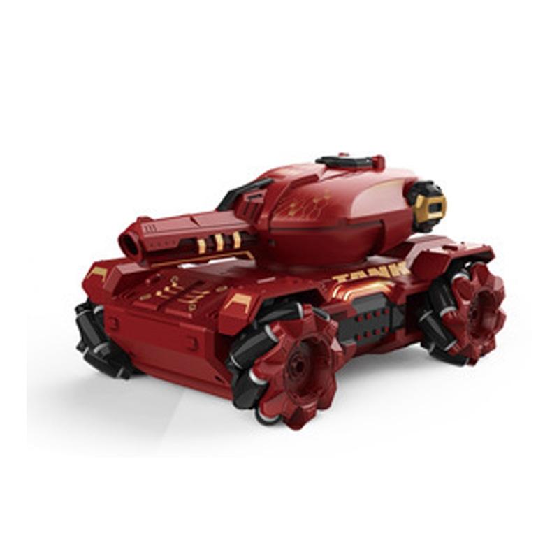 V562-B101371600ADE-202508280911-00 Stunt Water Bomb Battle Armor Rc Car - 2.4g Dual Control - Red - Single Control - Image 1