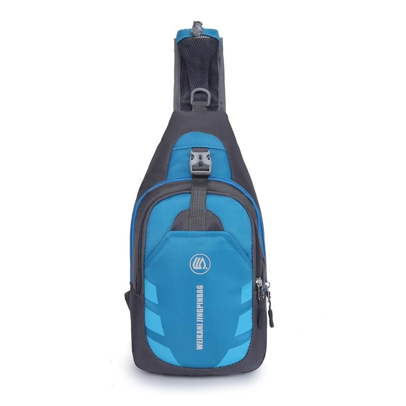 V562-B1014863060DBT-202508271616-00 Blue Single Shoulder Mini Chest Bag For Outdoor Sports - Image 1
