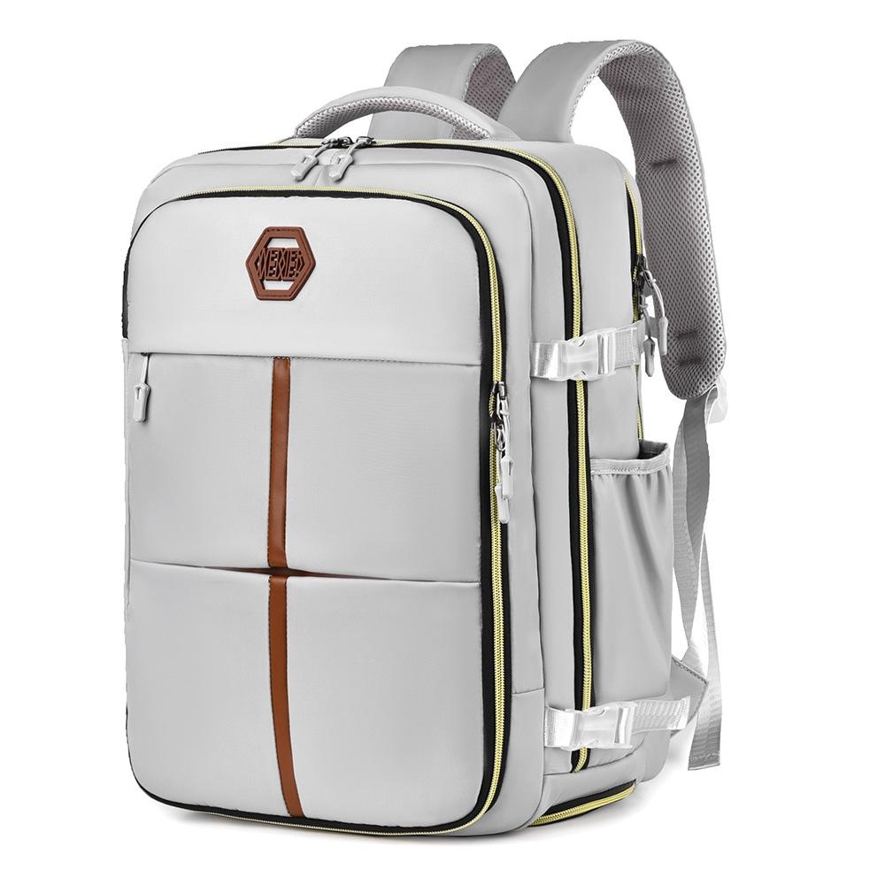 V562-B1025025060DBT-202508291136-00 Large Capacity Travel Shoulder Bag For Students - Gray - Image 1