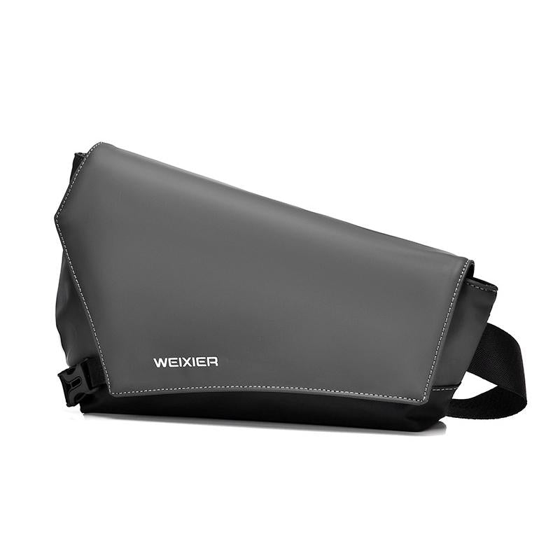 V562-B1026305060DBT-202508280240-00 Waterproof Men Crossbody Backpack Gray - Image 1