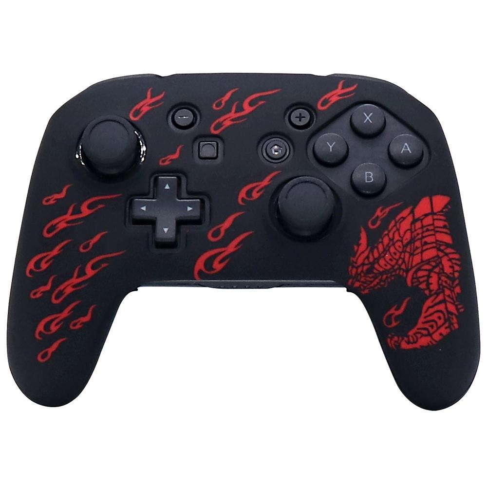 V562-B1036453060DBT-202508281836-00 Nintendo Switch Pro Silicone Sleeve - Soft and Protective - Red - Image 1