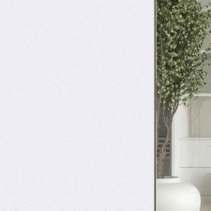 V562-B1048154060DBT-202508282115-00 30cm Wide Electrostatic Frosted Window Film for Thermal Insulation - Glue-Free White Matte - 30Cm Wide/Meter - Image 1