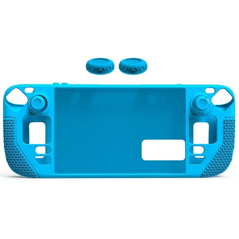V562-B1052162060DBT-202508281545-00 Steam Deck Silicone Cover with Button Caps - All-inclusive - Blue - Image 1