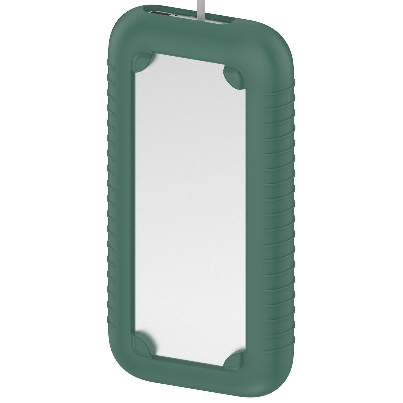 V562-B105355600ADE-202508281815-00 Apple Vision Pro Silicone Power Bank Case - Dark Green - Image 1