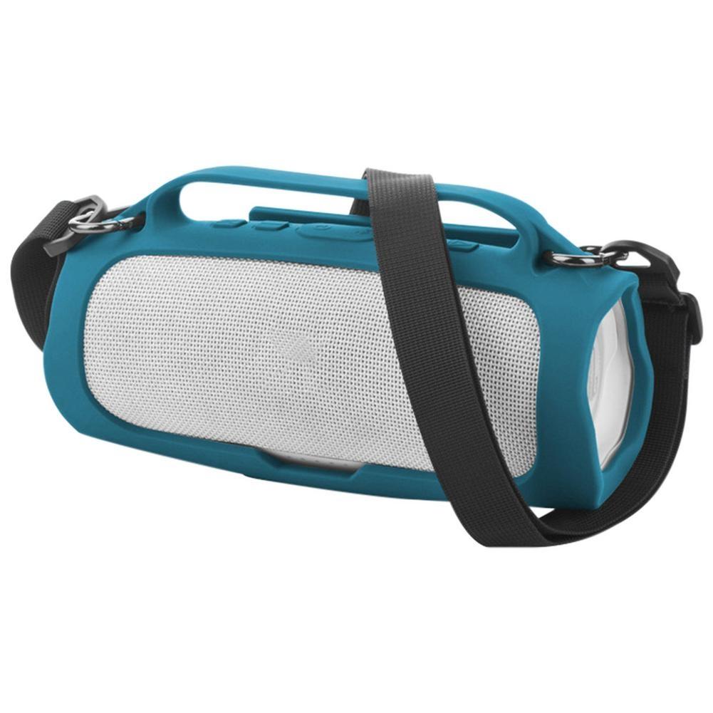 V562-B1064061060DBT-202508281755-00 Shockproof Silicone Cover for Jbl Charge4 Bluetooth Speaker - Ocean Blue - Image 1