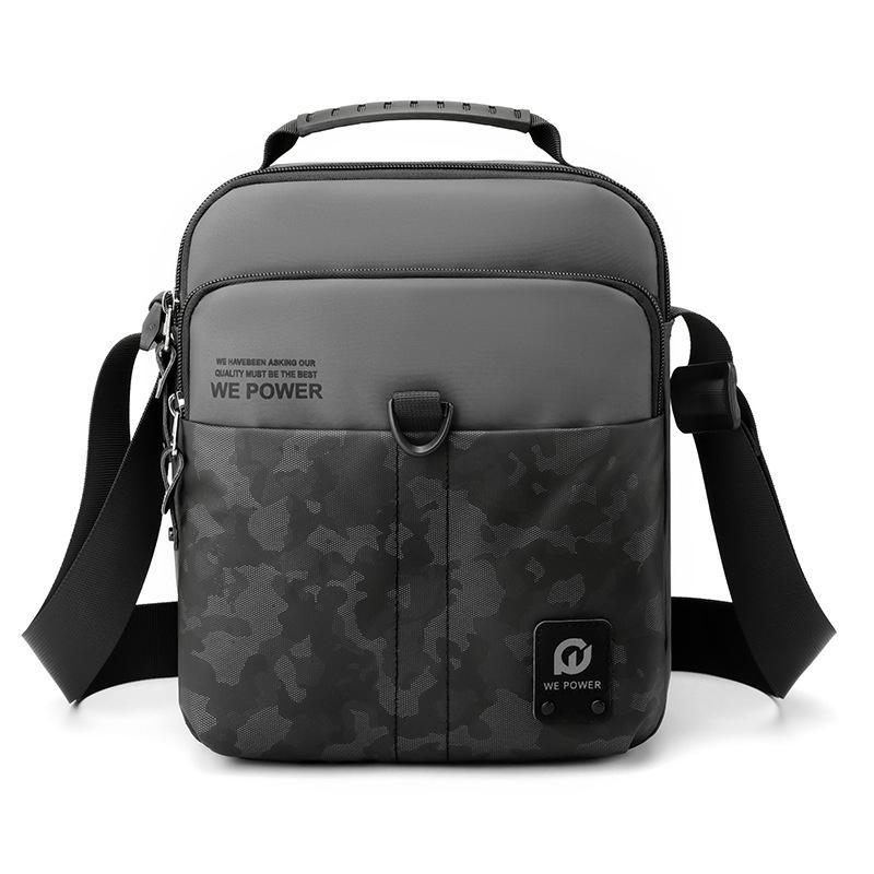 V562-B1067583060DBT-202508290004-00 Outdoor Sport Messenger Bag Street Casual Design - Grey - Image 1