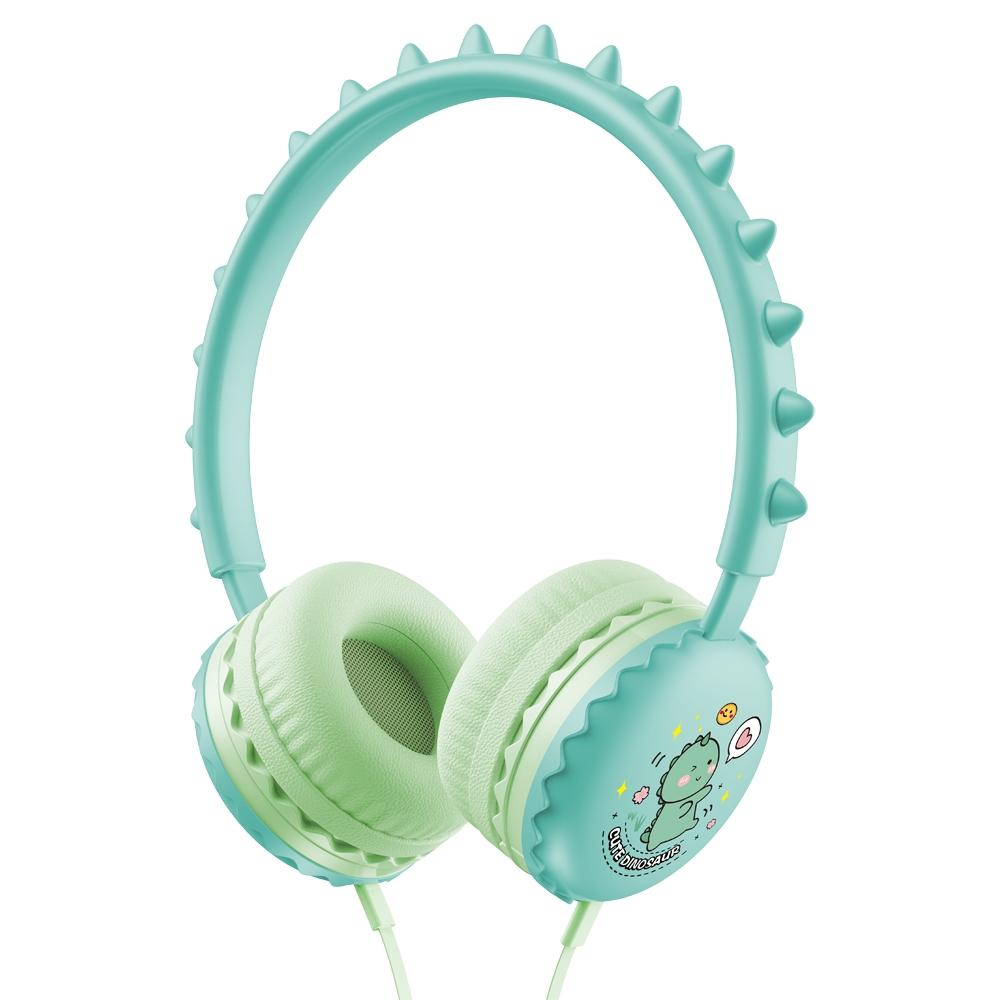 V562-B106936100AYS-202508292140-00 Cartoon Stereo Headphones With Mic Y19 - Cute Dinosaur - Image 1