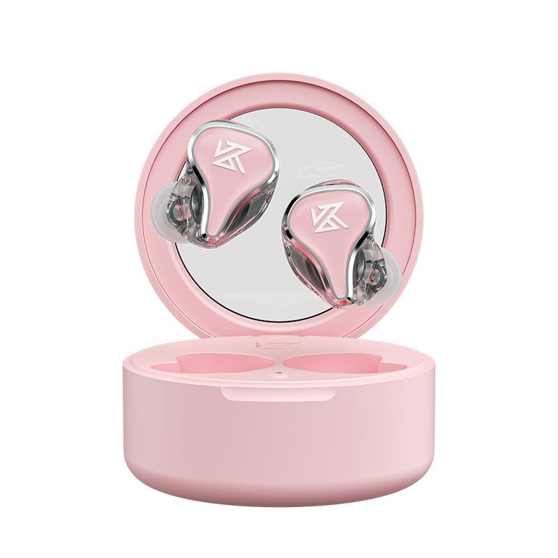 V562-B107920200ADE-202508281941-00 Hybrid Bluetooth 5.2 True Wireless Tws Earphones - Kz Sk10 - Pink - Image 1