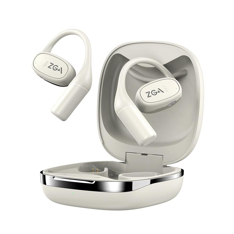 V562-B108043600ADE-202508280810-00 Wireless Bluetooth Earphone - Ear-mounted - Beige - Image 1