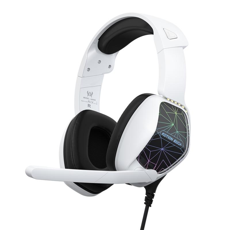 V562-B109544700ADE-202508292208-00 2.1M Gaming Headset With Mic Kotion Each G6000 - Black White - Image 1