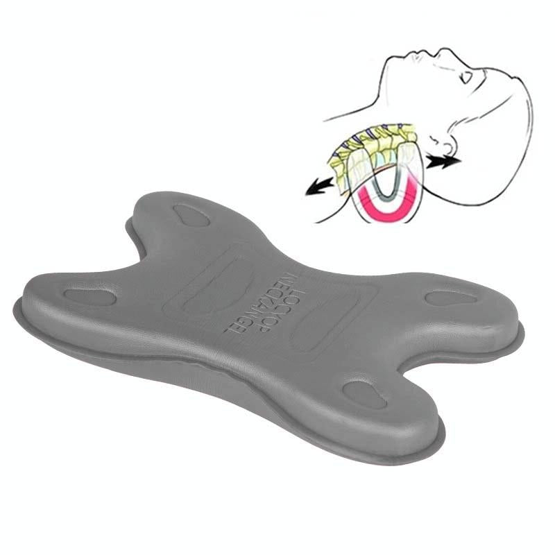 V562-B1095996240DBT-202508292237-00 Portable Neck Pillow For Cervical Spine Stretching Massager Orthosis - Gray - Image 1
