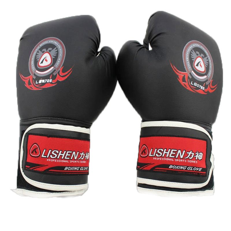 V562-B1096079450DBT-202508281810-00 Muay Thai Training Gloves - Thickened For Fitness - Red - Image 1