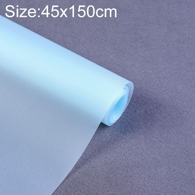 V562-B2007291910DBT-202508290452-00 Waterproof Diamond Texture Cut off Cabinet Drawer Mat - 45x150cm - Blue - Image 1