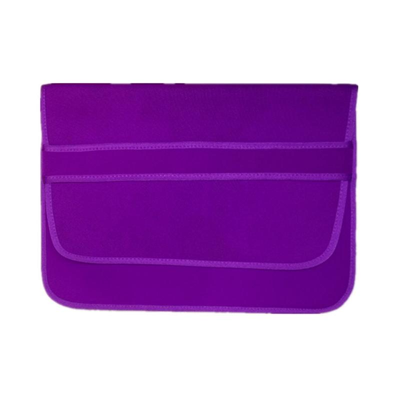 V562-B2078923060DBT-202508281245-00 Horizontal Flap Clutch Bag with Neoprene Laptop Lining - Blue - 13 Inch - Image 1