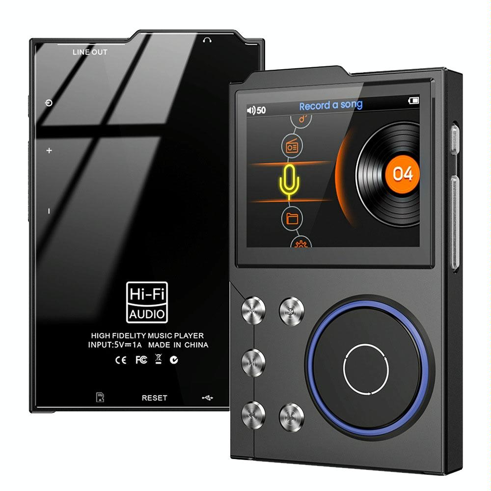 V562-B3026035060DBT-202508291110-00 2.4 Inch Hifi Bluetooth Music Player Dsd256 Mastering Sound Quality 16Gb+16Gb Memory - Black - 16Gb+16Gb - Image 1
