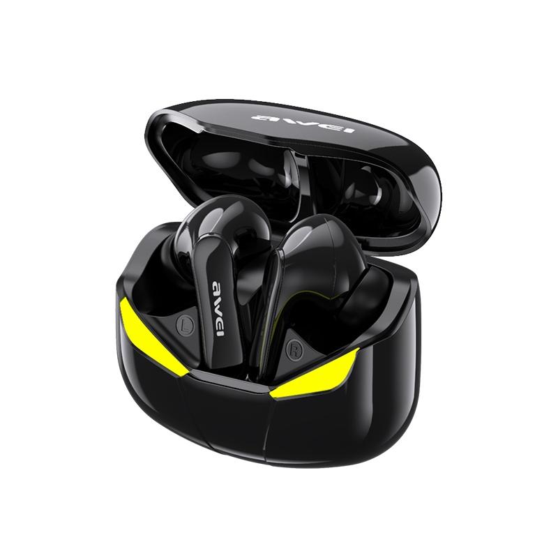 V562-B3870D6PI-202508281611-00 Waterproof Tws Headset with Charging Case - T35 Bluetooth V5.0 - Black - Image 1