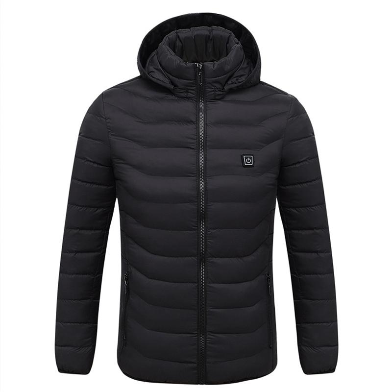 V562-B507821070DBT-202508291235-00 Winter Smart Electric Heating Hooded Jacket - Black - Xxxl - Image 1
