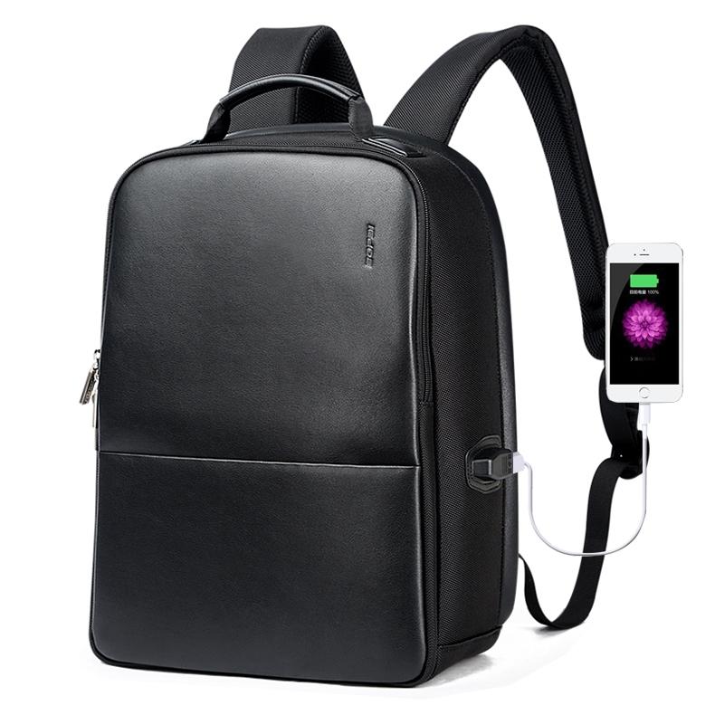 V562-B6756GO-202508271530-00 Business Waterproof Anti-Theft Double Shoulder Bag With Usb Port - 27X16.5X40Cm Black - Image 1