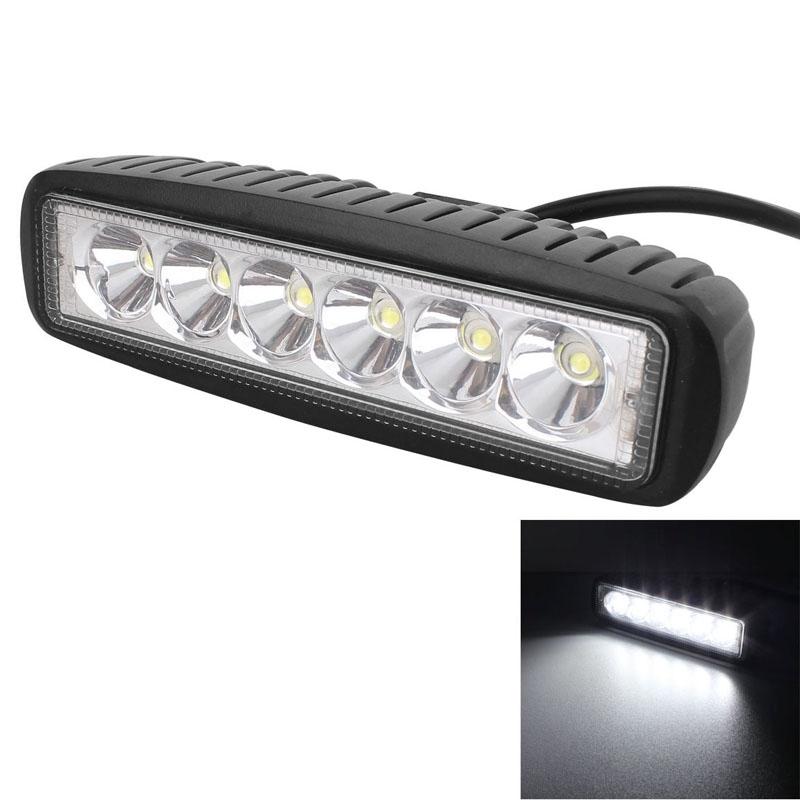 V562-B8560-SMC-S-202508290225-00 18W Epistar 6 Led Car Work Lamp Bar Light Waterproof Ip67 Dc 10 - 30V - 1440Lm - Image 1