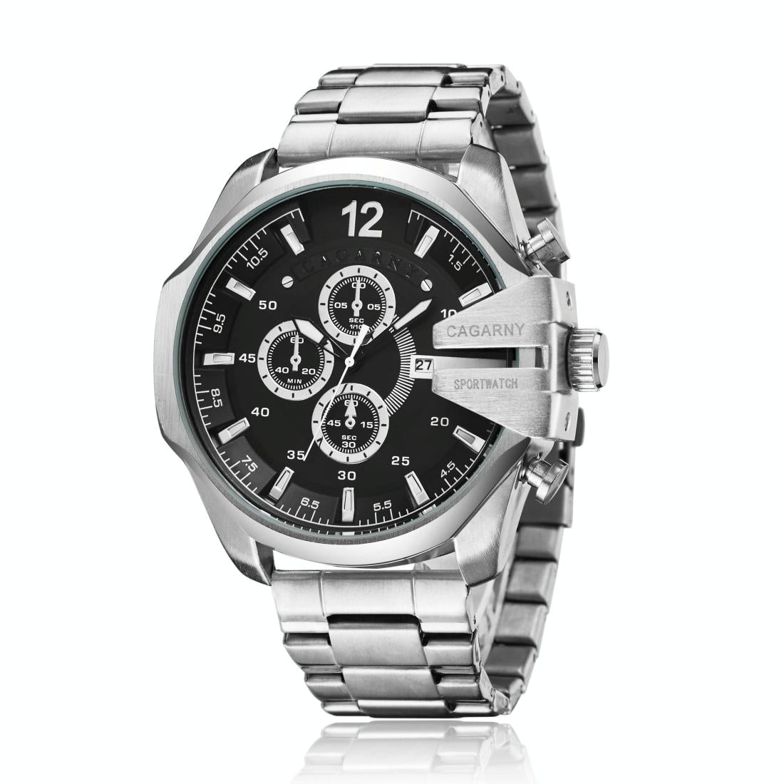 V562-BS8386AW-202508290852-00 Stainless Steel Quartz Watch - Waterproof & Fashionable - Wa6838Sb - Image 1
