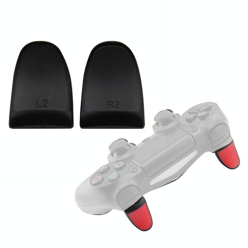 V562-C1042731550DBT-202508280411-00 Enhanced L2r2 Buttons for Ps4 Gamepads - 2 Pairs - Black - Image 1