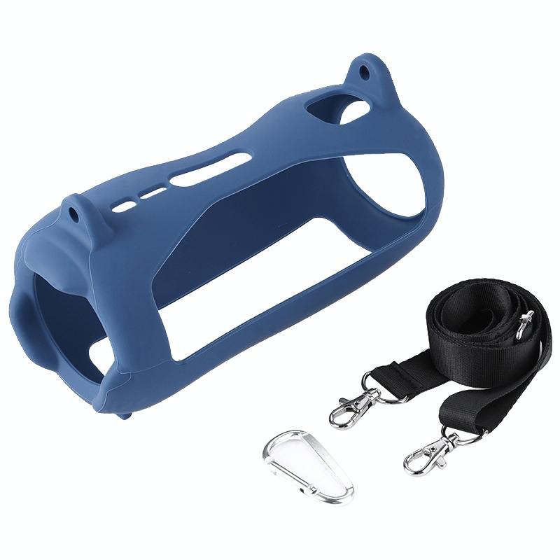 V562-C105112400ADE-202508281105-00 Jbl Pulse 5 Bluetooth Speaker Case with Shoulder Strap - Colourful Light Effect - Blue - Image 1