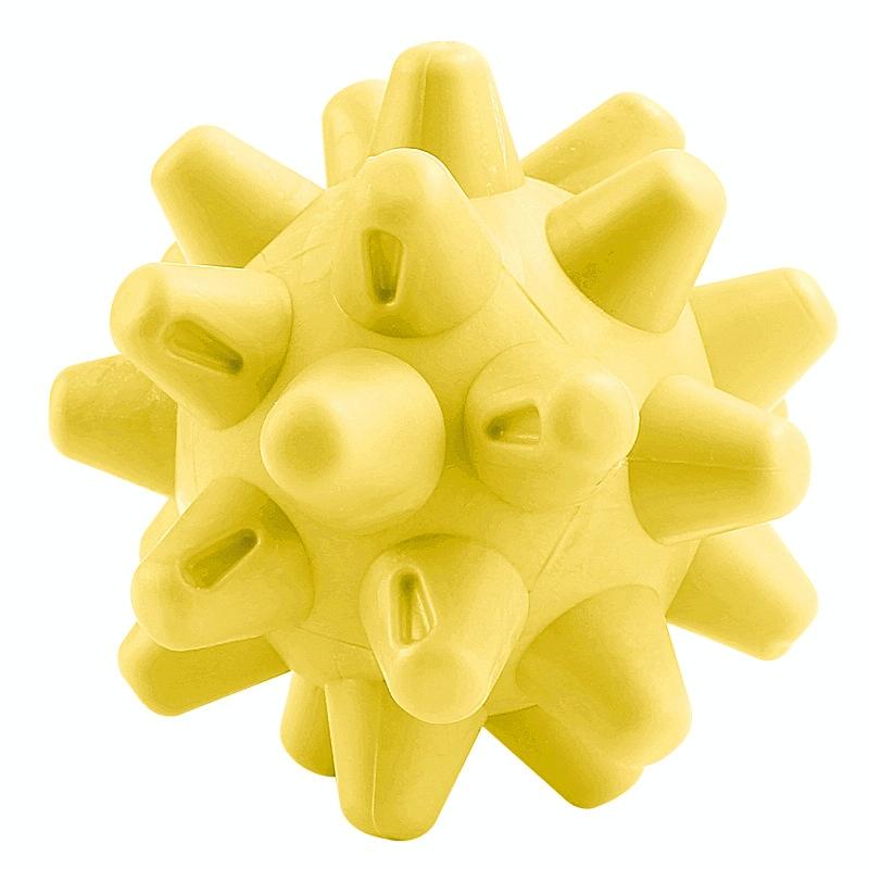 V562-C1059805060DBT-202508292253-00 Handheld Hedgehog Massage Ball For Plantar Relaxation And Fitness - Yellow - Image 1