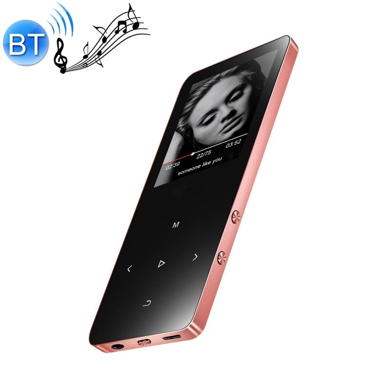 V562-C10742000DBT-202508291141-00 1.8 Inch Metal Bluetooth Mp3 / Mp4 Player With Touch Screen 8Gb - 8Gb Rose Gold - Image 1