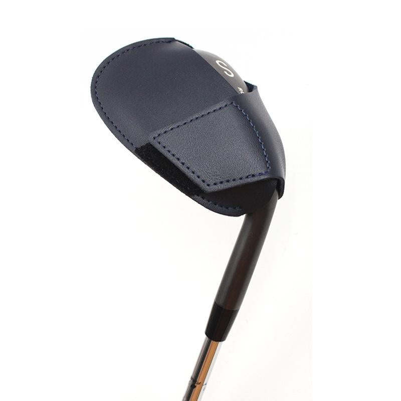V562-C1079994060DBT-202508290231-00 Leather Golf Club Cover Protective Cap For Clubs - Navy - Image 1