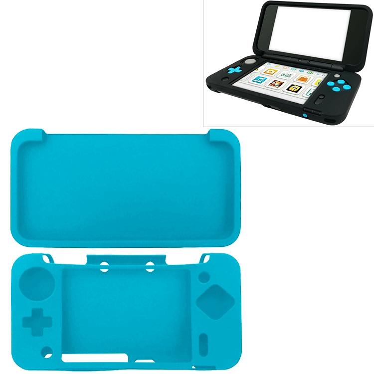 V562-C1087645930DBT-202508281235-00 Silicone Protective Case for 2ds Ll - Slim Design - Blue - Image 1