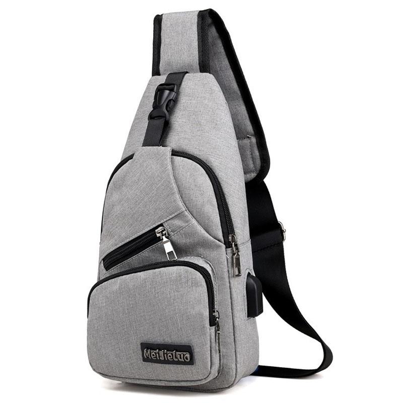 V562-C1094604060DBT-202508291250-00 Versatile Men Crossbody Bag For Sports And Everyday Use - Grey - Image 1