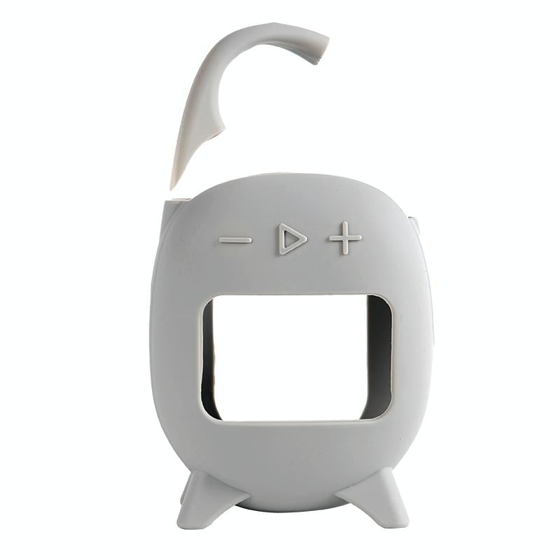 V562-D100718600ADE-202508281230-00 Soft Silicone Protective Case for Jbl Clip 5 Portable Speaker - Grey - Image 1