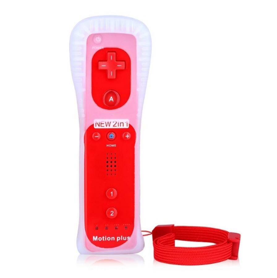V562-D1013290730DBT-202508281225-00 Wii / Wiiu Right Handle with Built-in Accelerator - 2 in 1 - Red - Image 1