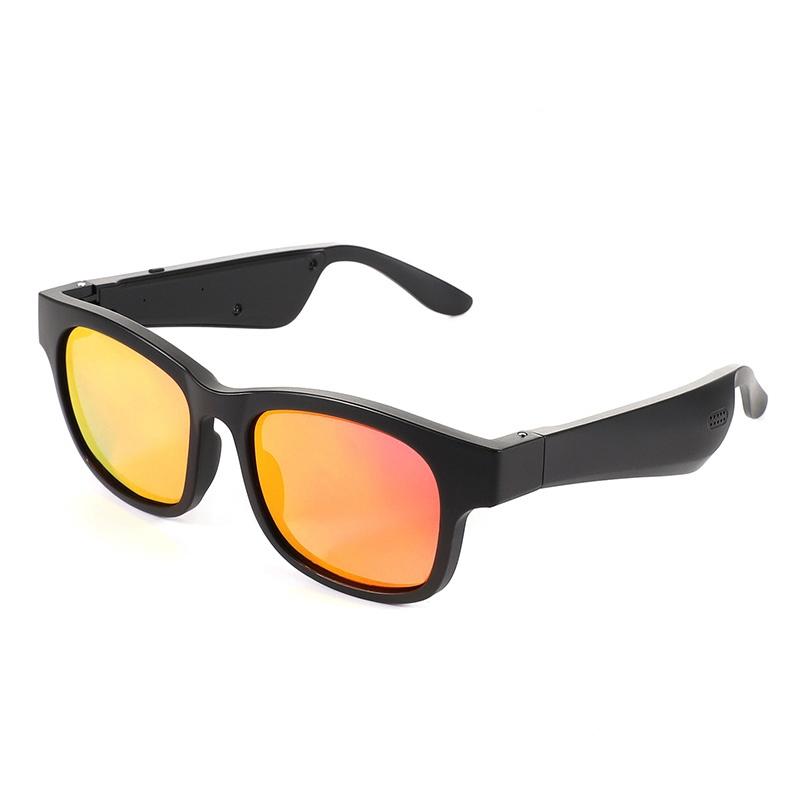 V562-D1027995450DBT-202508280710-00 Bluetooth Sunglasses with A12 Tech - Smart & Stylish - Red Gold - Image 1